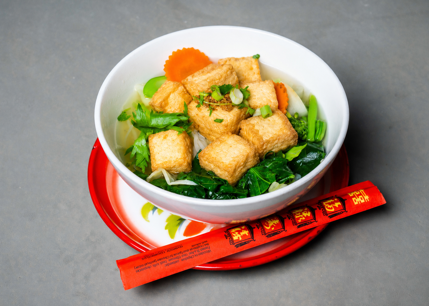 Tofu Noodle Soup.