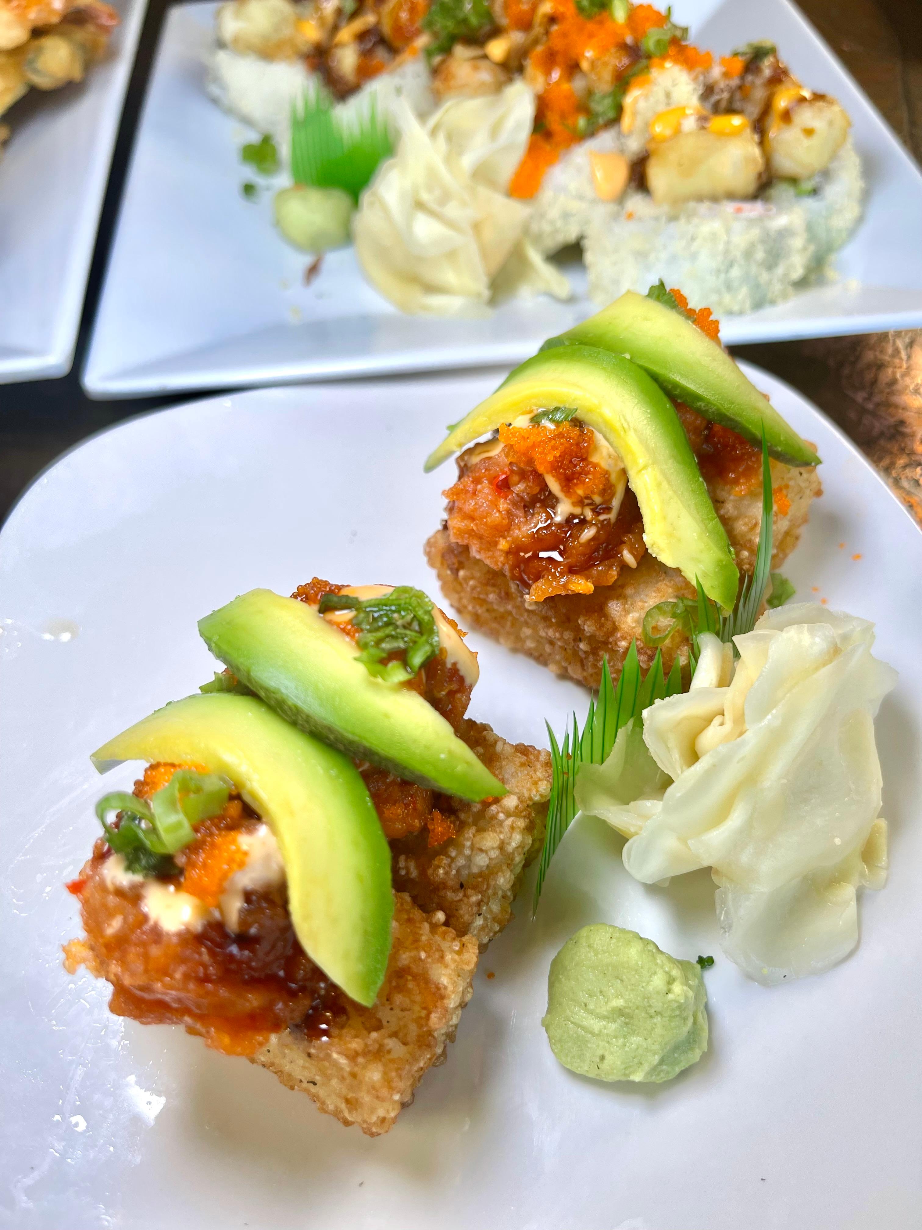 Crispy Rice Spicy Tuna Avocado.