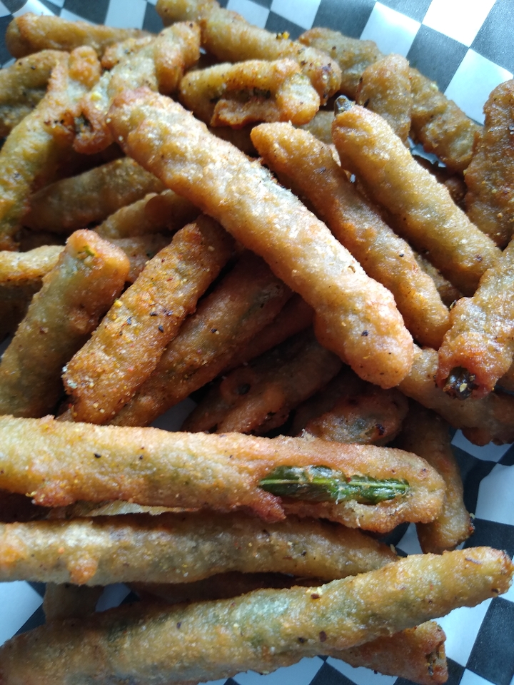 FRIED GREEN BEANS.