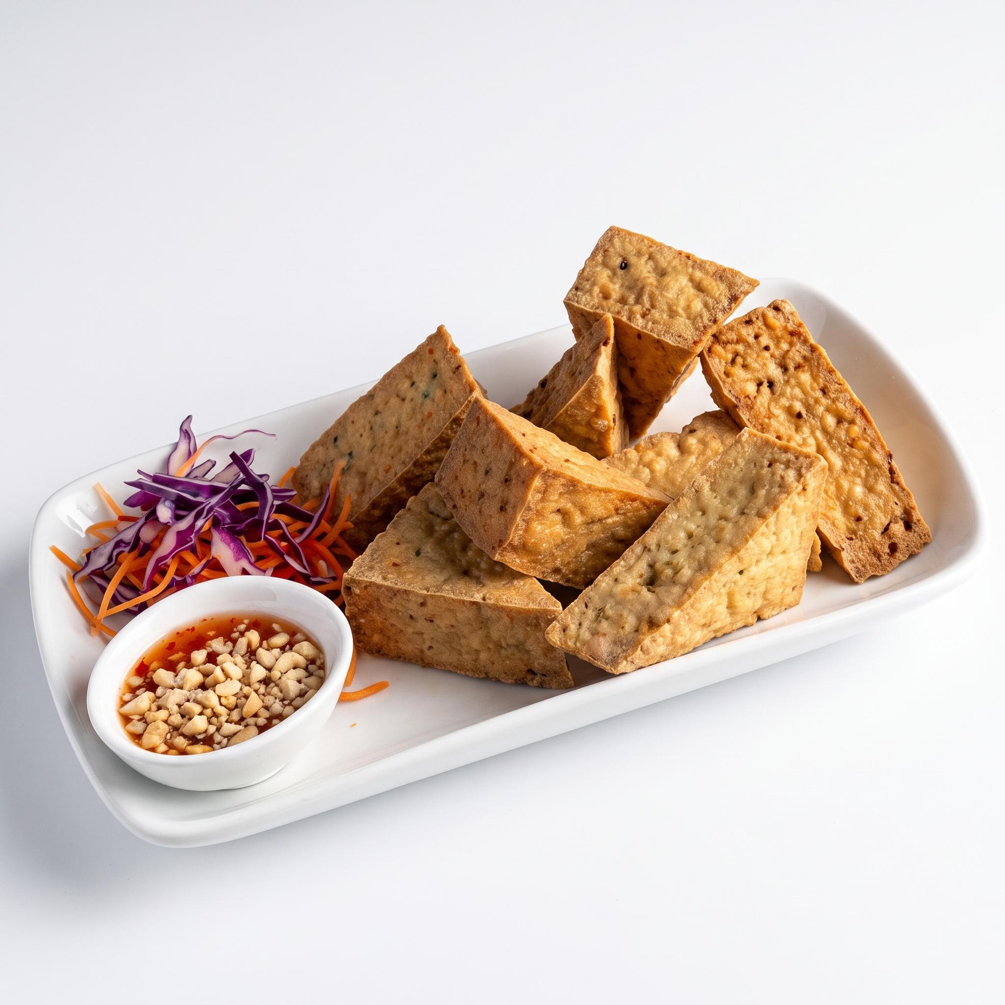 Fried tofu.