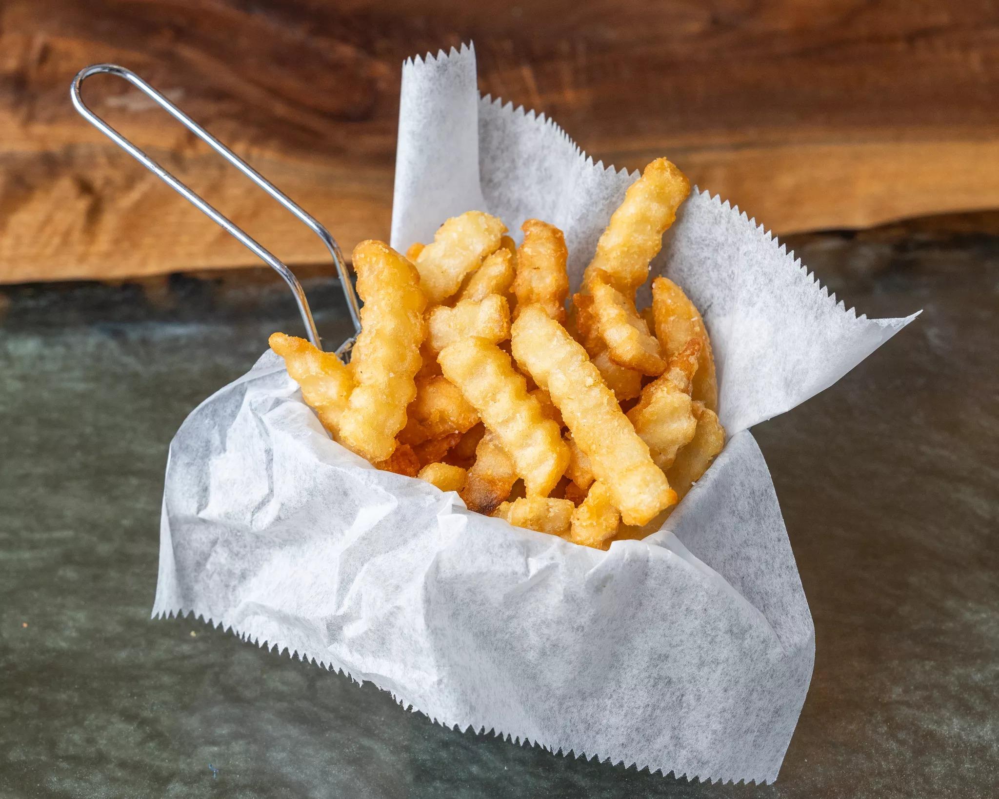 Crinkle Cut Fries.