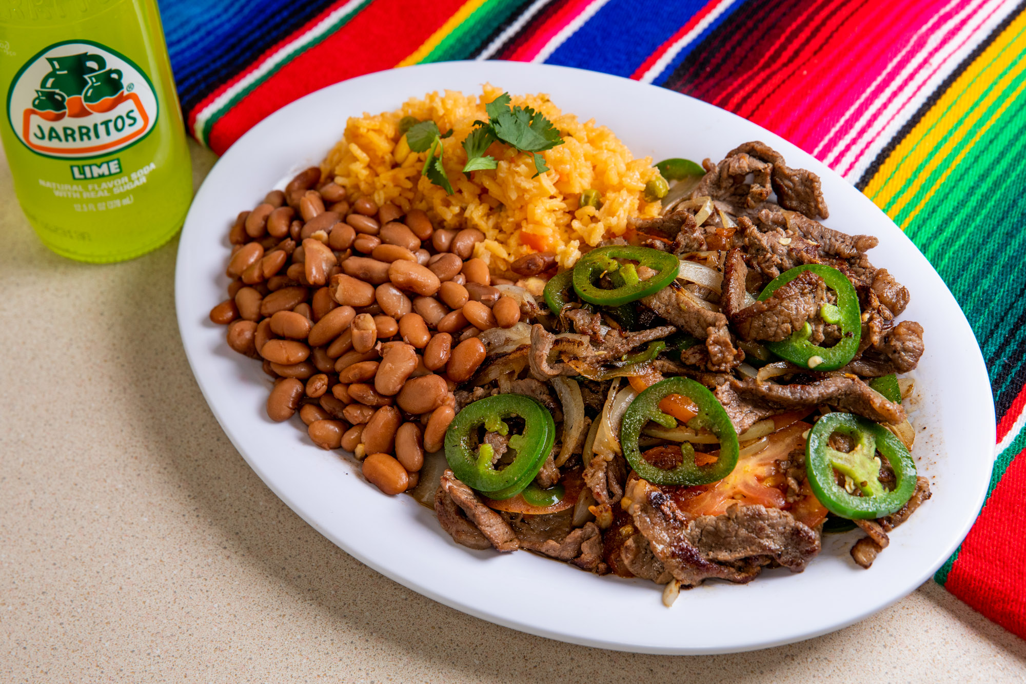 Bistec a La Mexicana.
