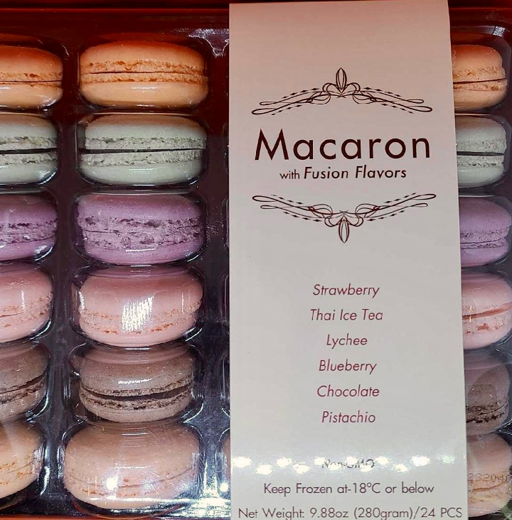 A Box of Macarons.