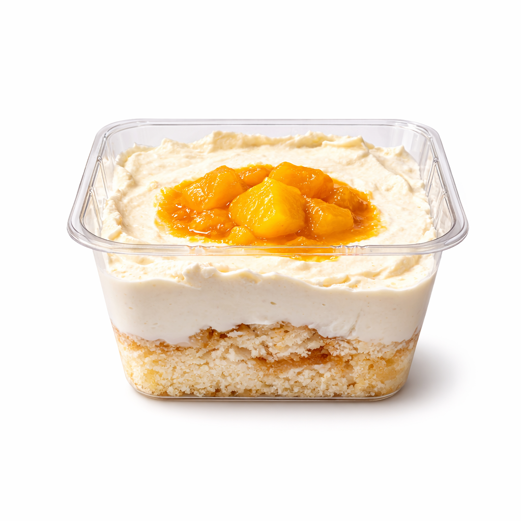 Mango Mousse Cake.