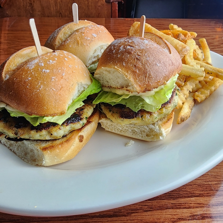 Chicken Meatball Sliders.