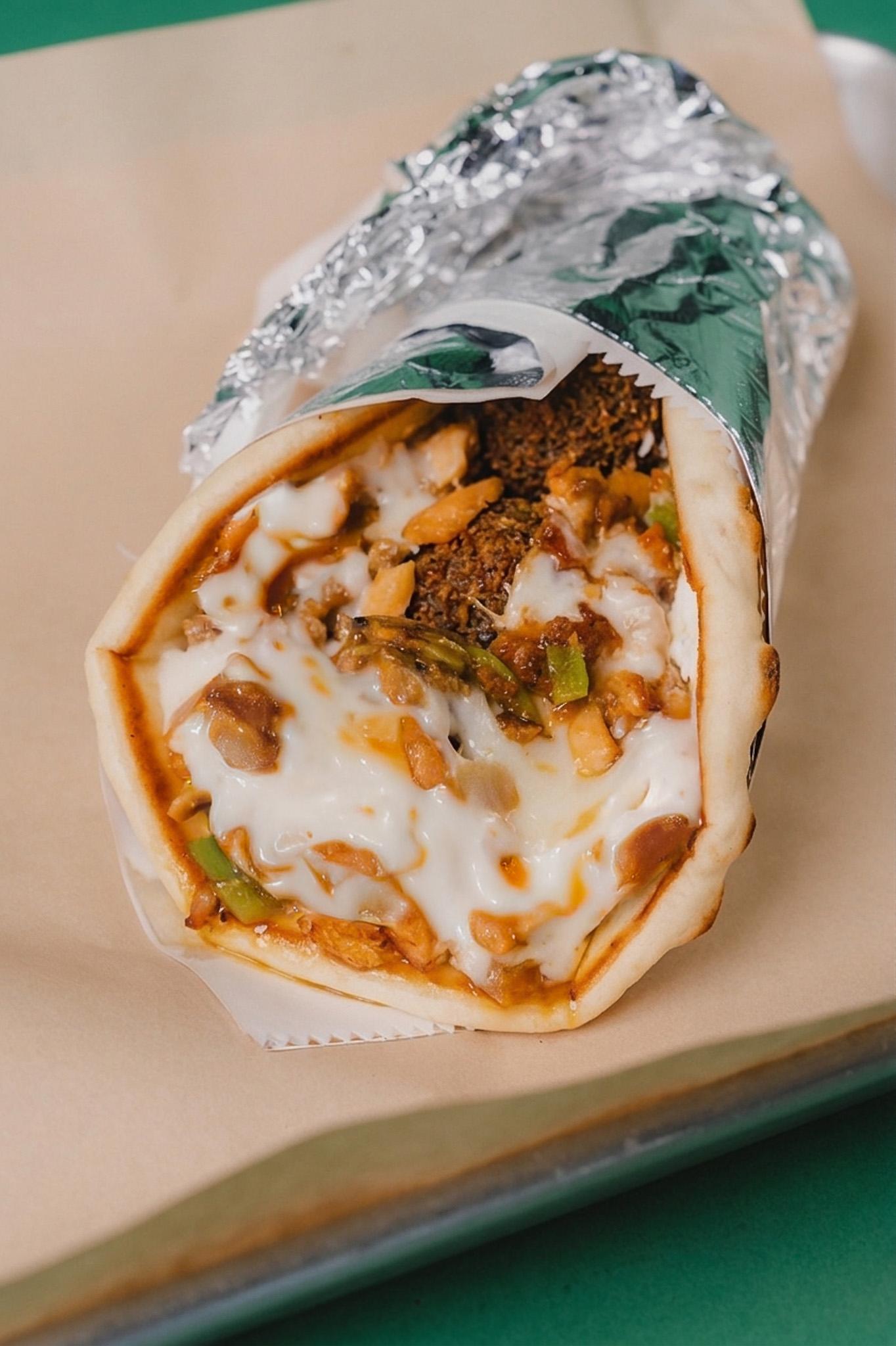 Falafel Philly.