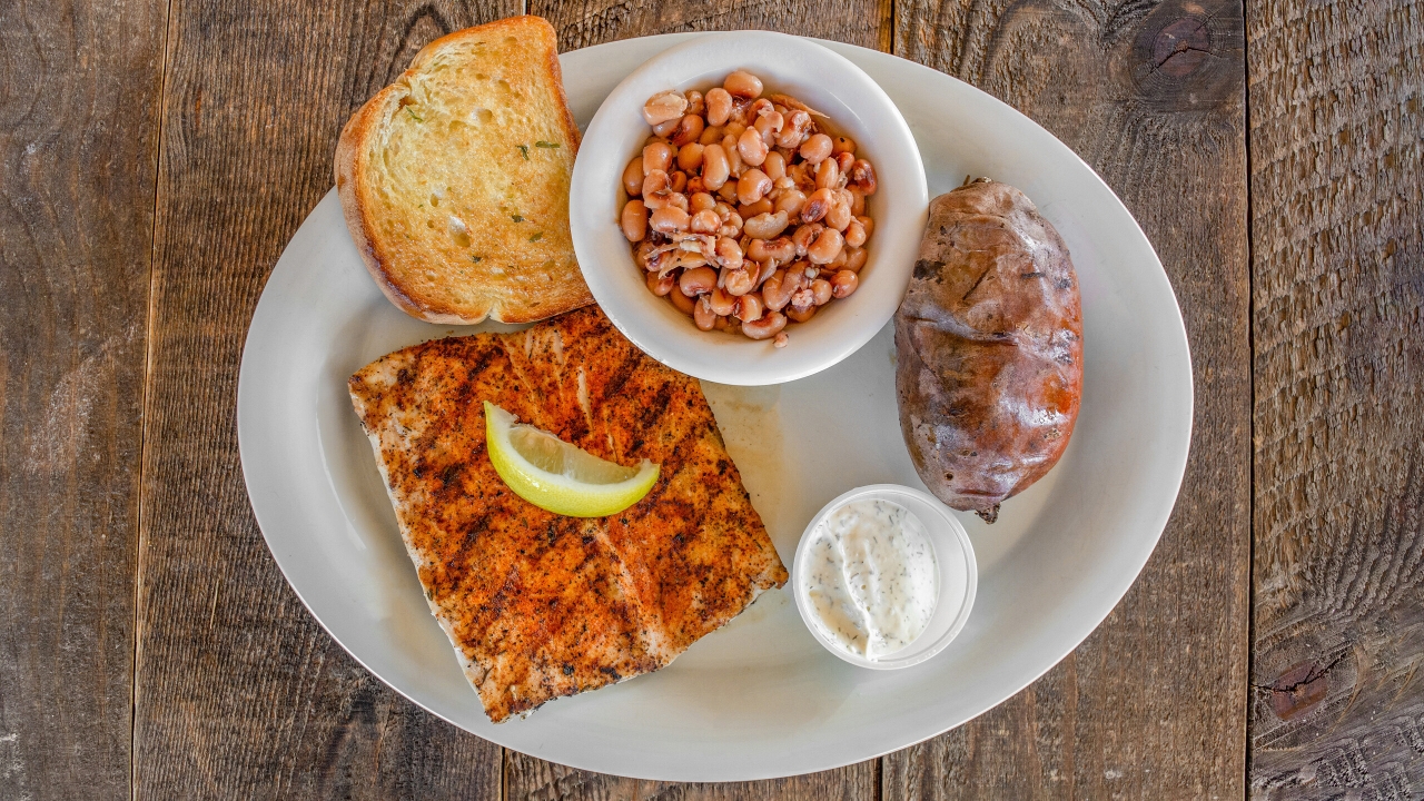 Grilled Mahi Dinner.