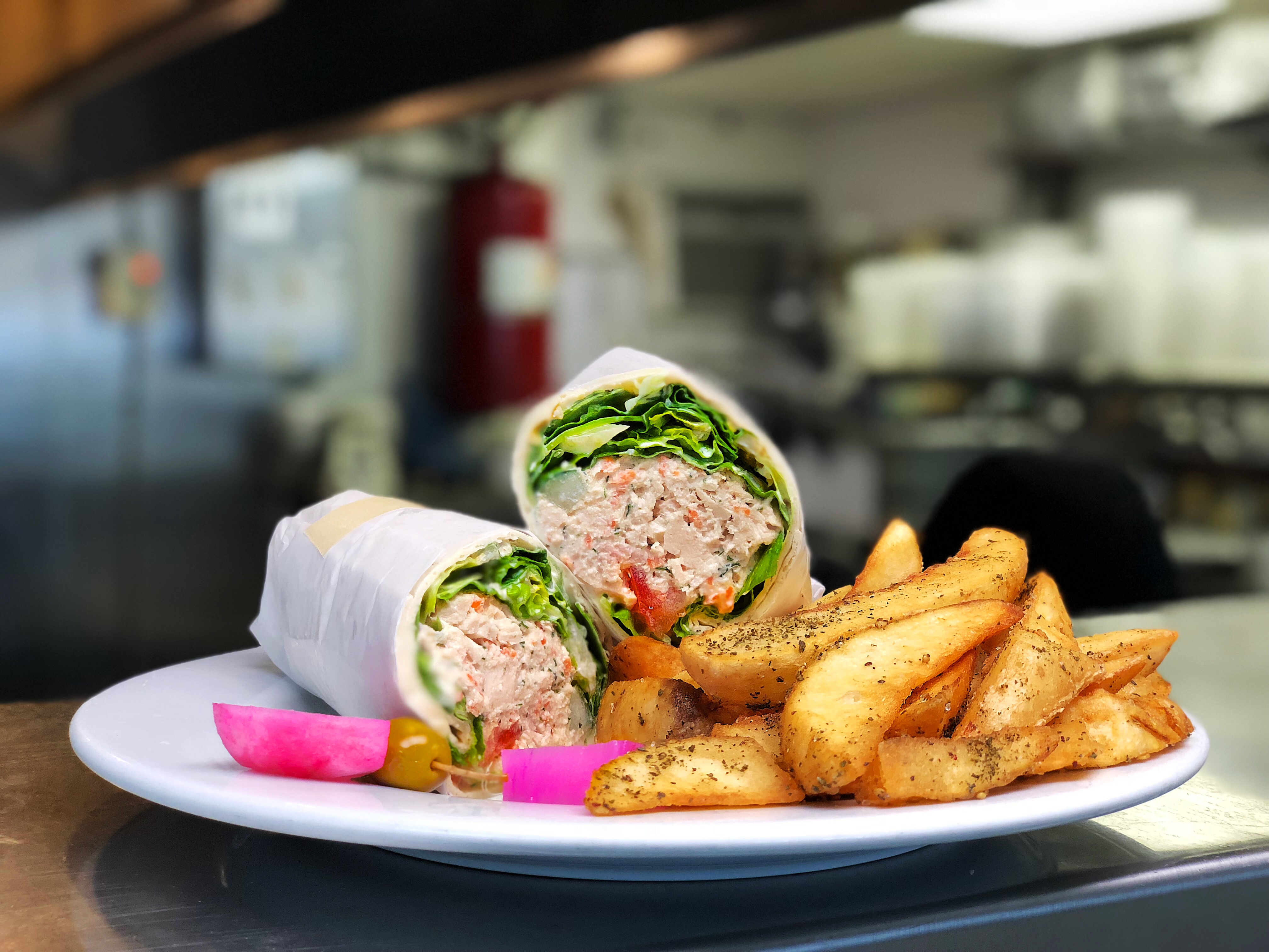 Spicy Tuna Wrap.