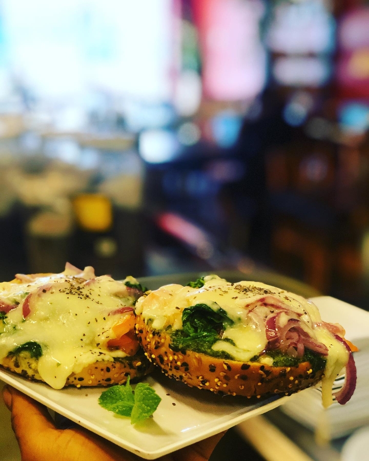 Mozzarella and Spinach Melt.