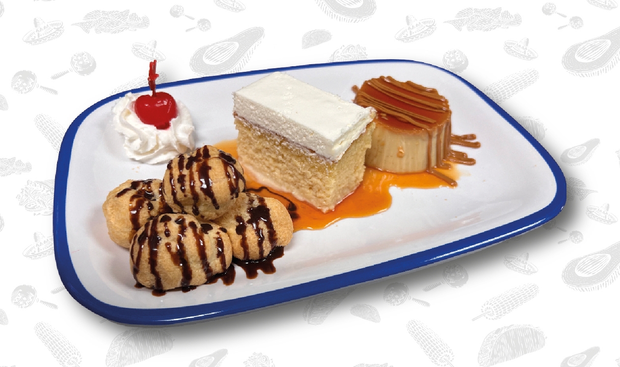 Mexican Dessert Sampler.