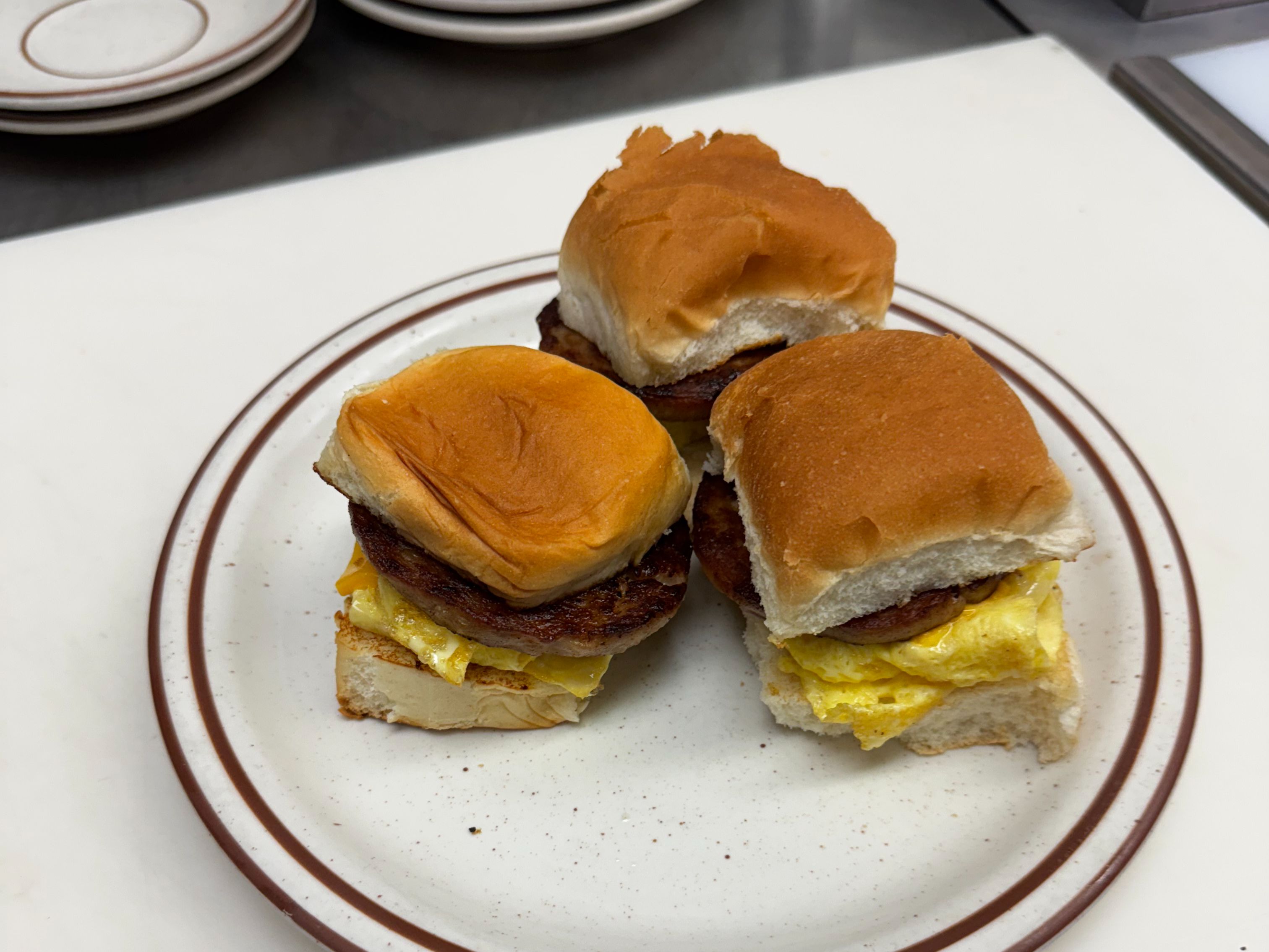 Breakfast Sliders.