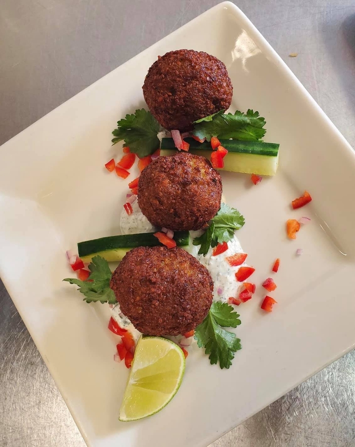 Falafel With Tzatziki.