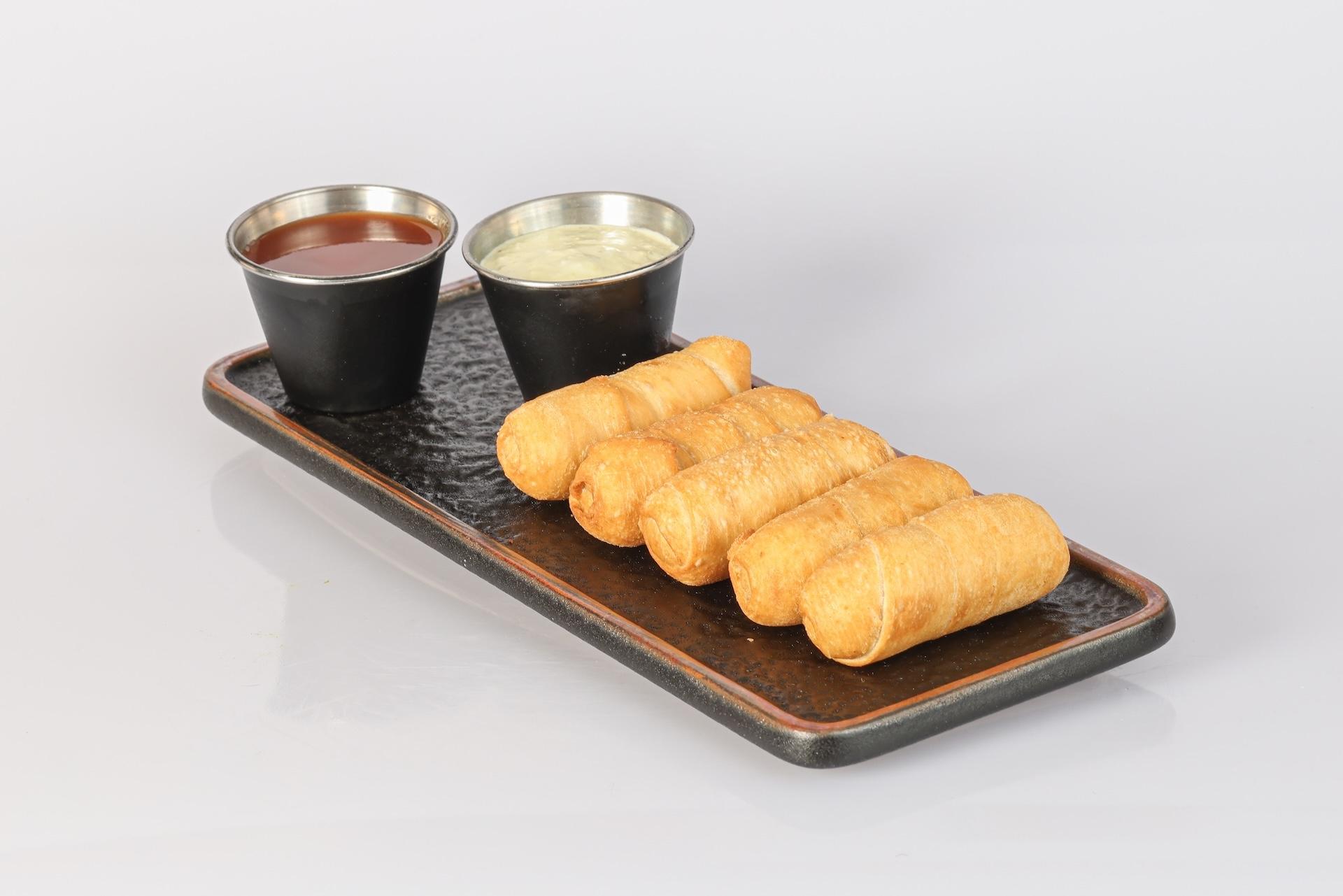 TEQUEÑOS WITH WHITE CHEESE.