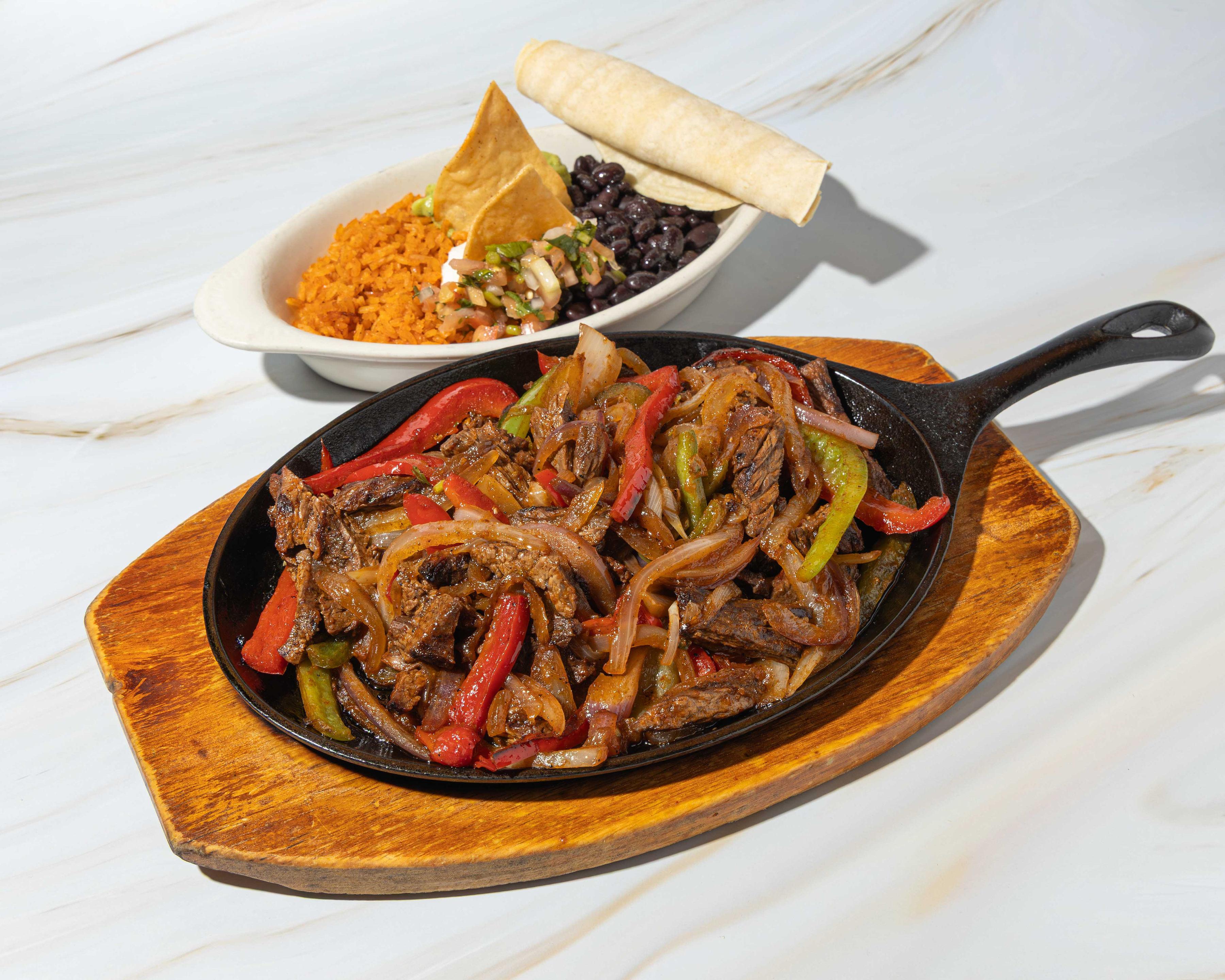 Skirt Steak Fajita.