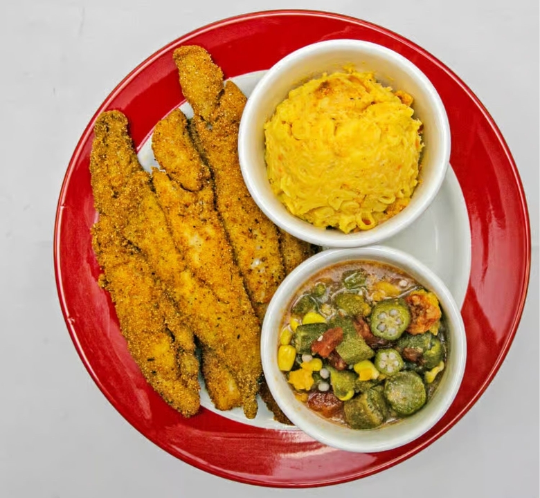 Fried Whiting Fish Platter.