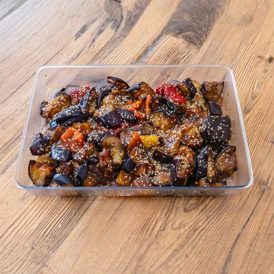 Eggplant Teriyaki.