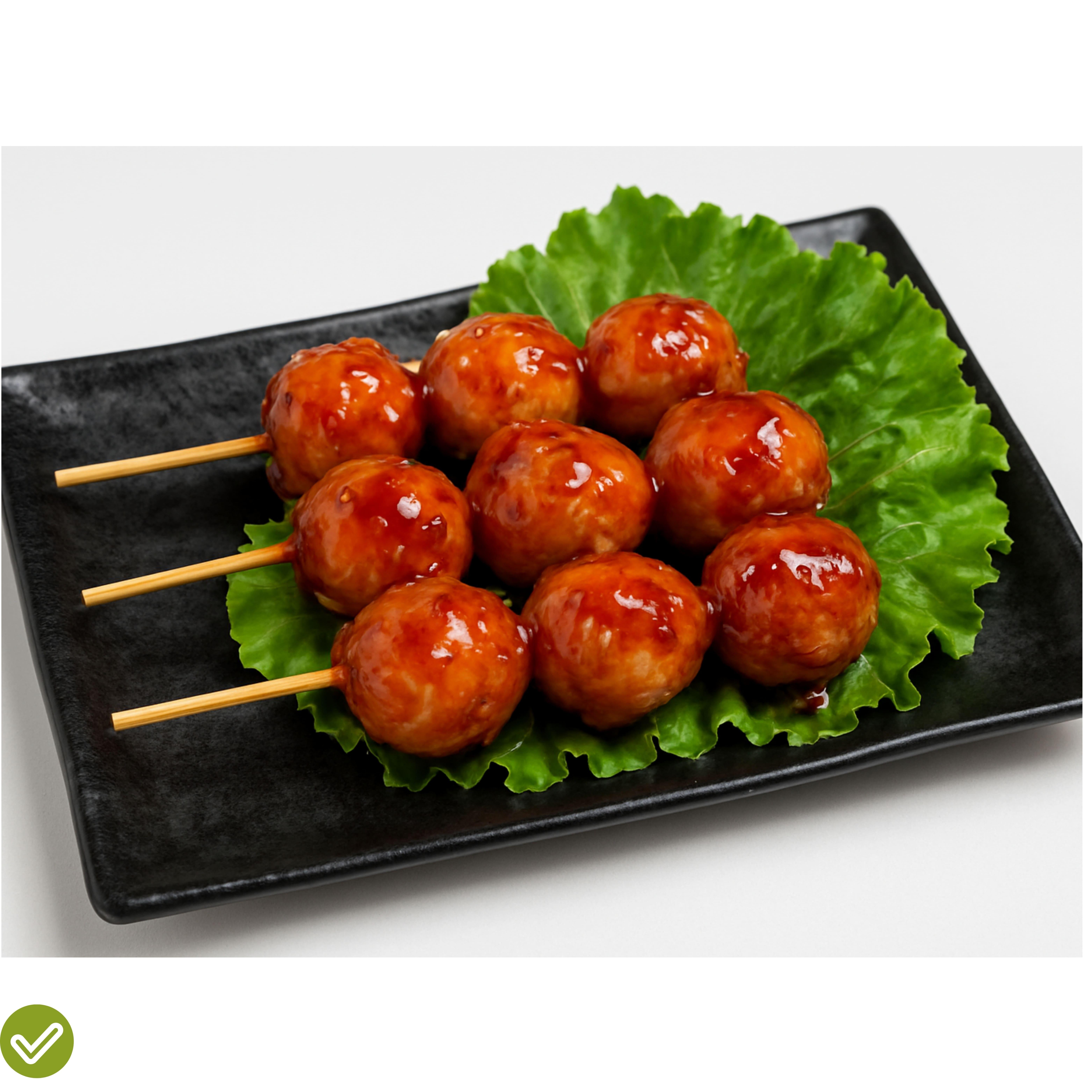 Thai pork meatballs (3 sticks).