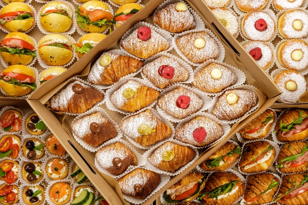 Mixed Baby Croissant Platter.