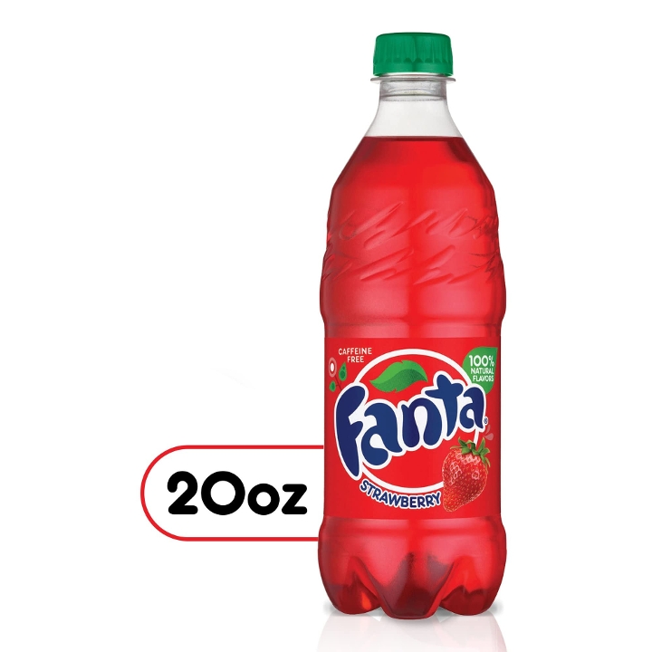 Fanta Strawberry.