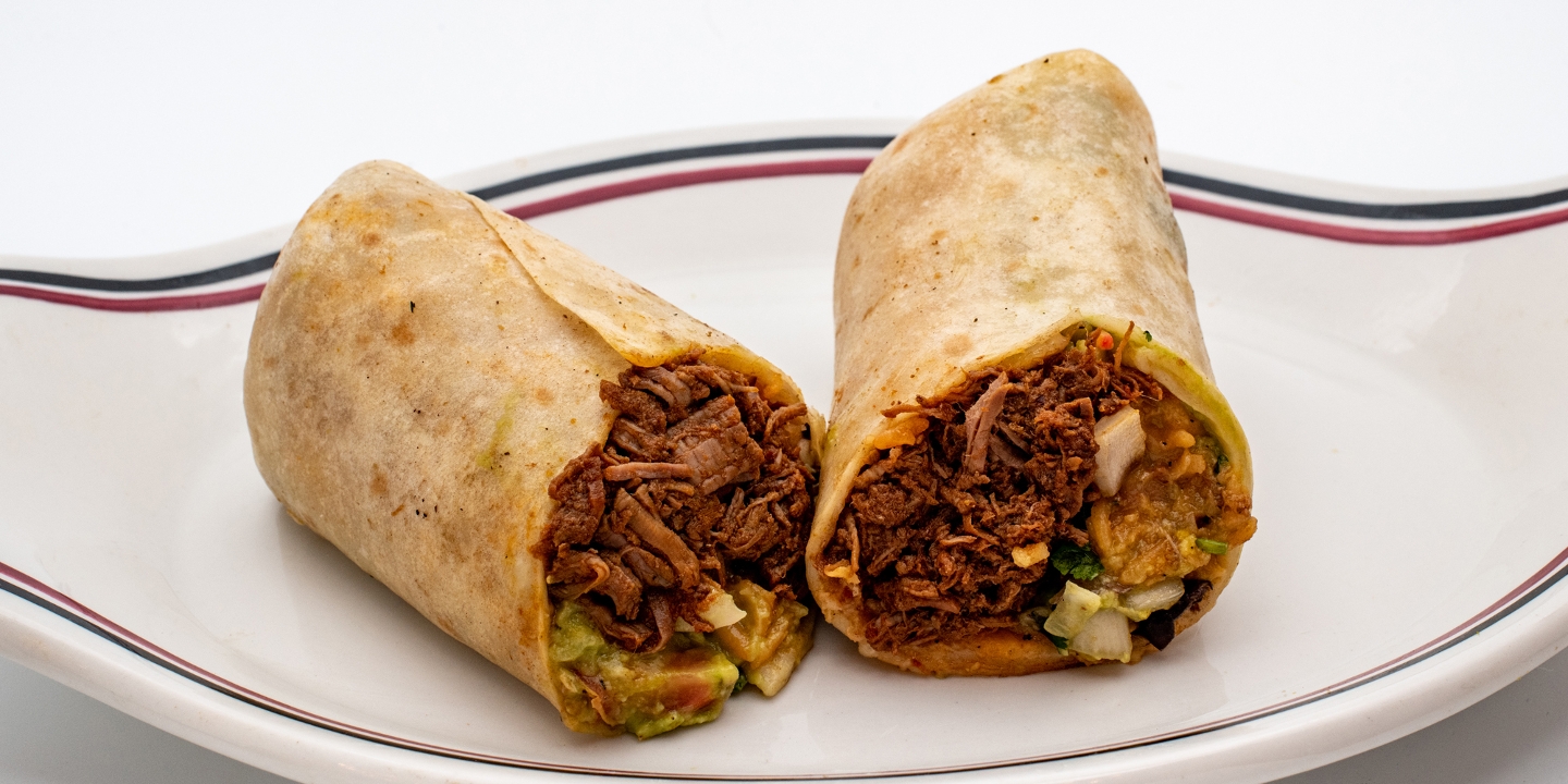 Spicy Beef Burrito.