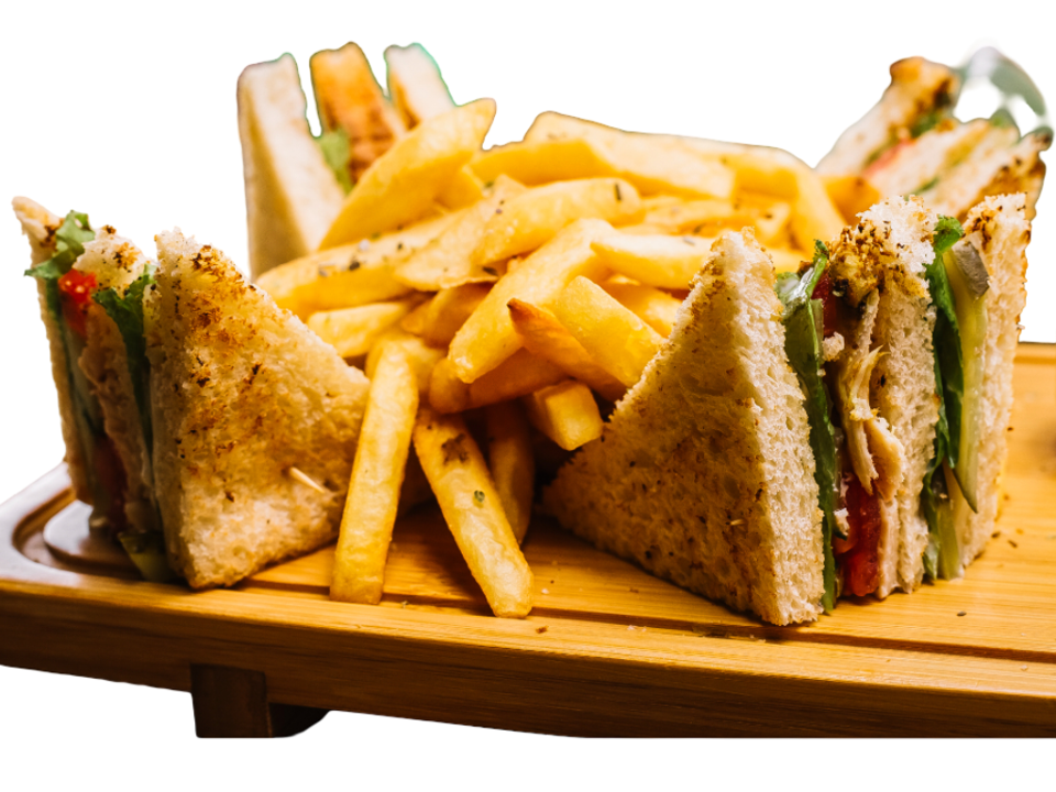 Chicken Club Sandwich.