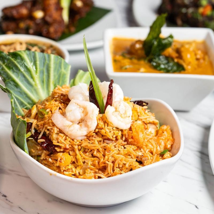 Street Style F.Rice Prawn (Anjappar Special).