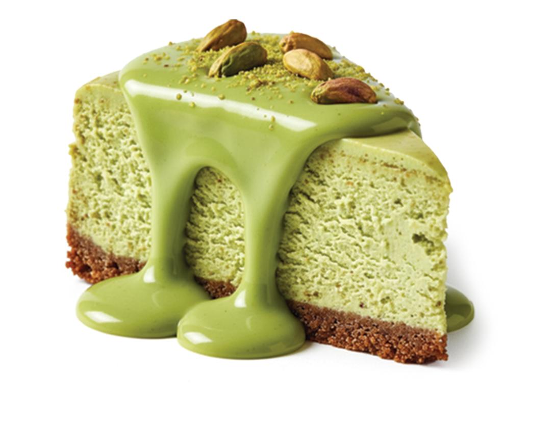 Pistachio Cheesecake.