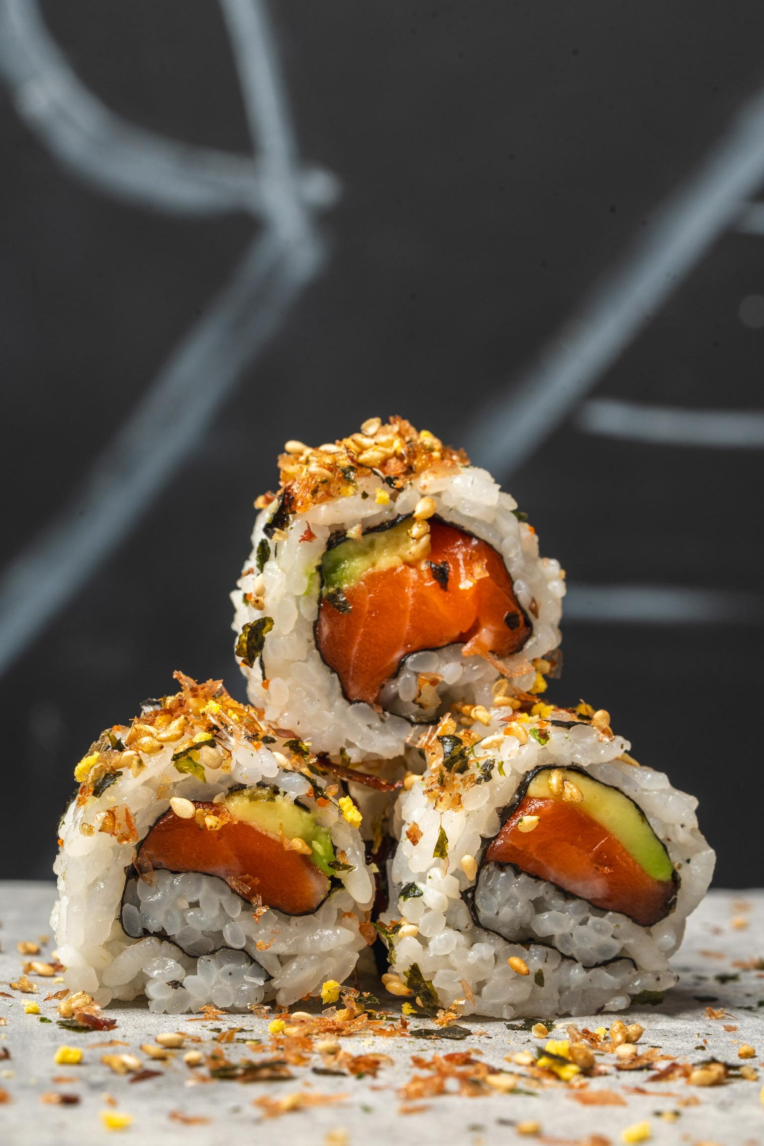 Salmon Avocado Roll.