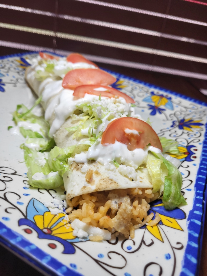 El Arriero Burrito.