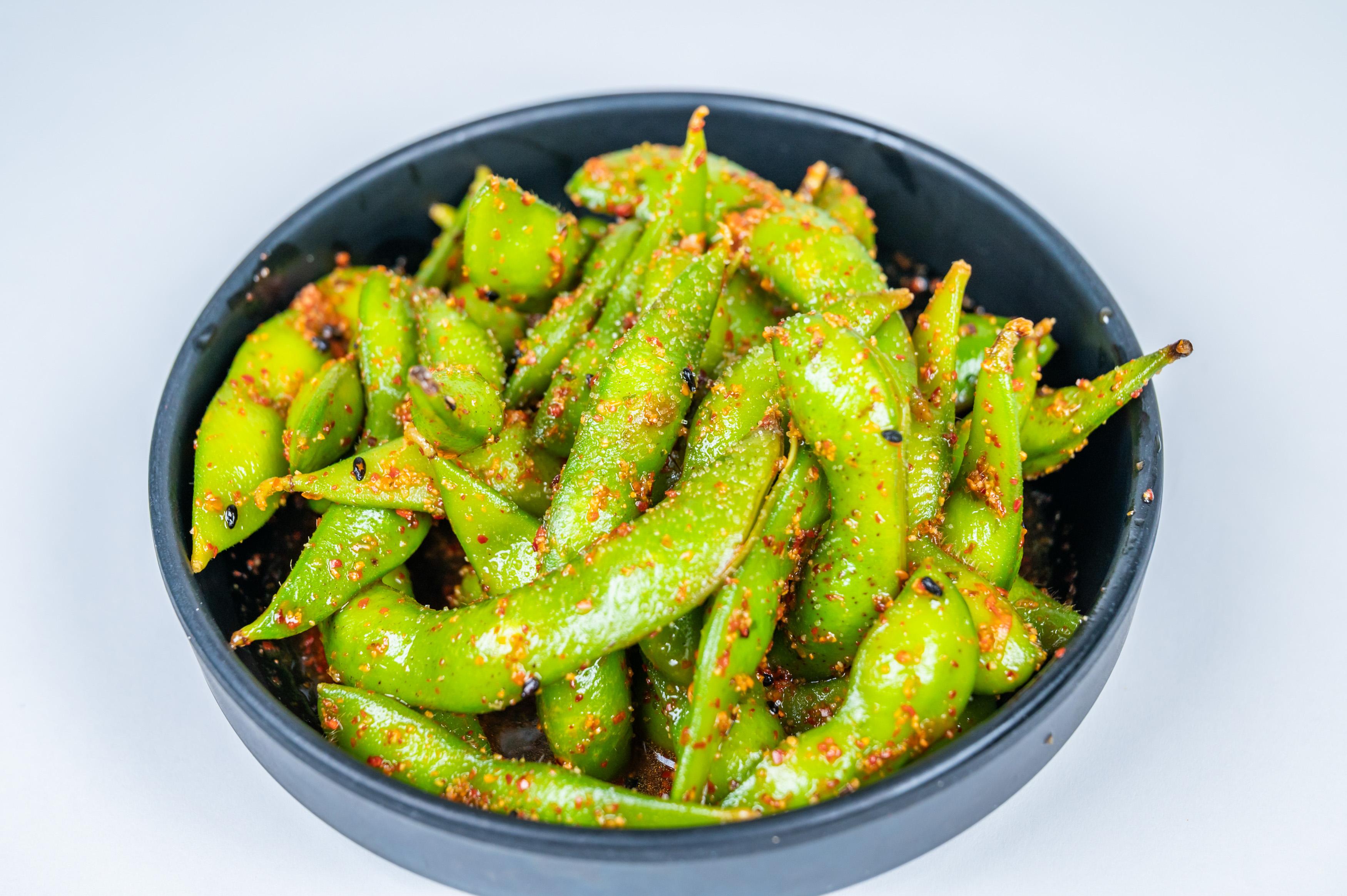 Spicy Edamame.