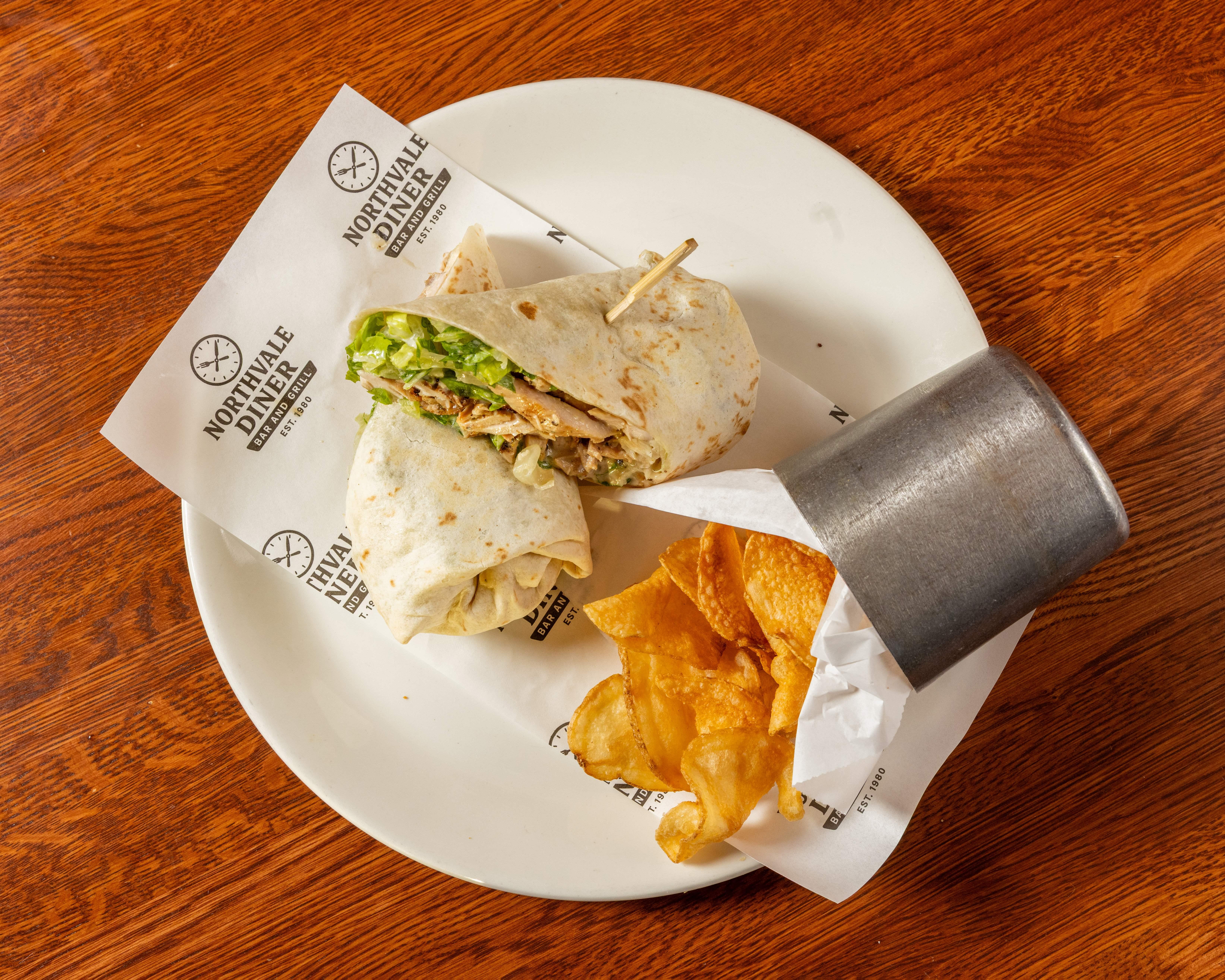 Chicken Caesar Wrap.