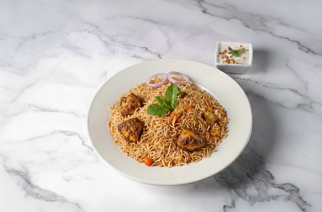 ULAVACHARU CHICKEN BIRYANI.