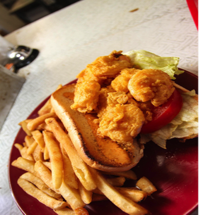 Shrimp Po Boy.