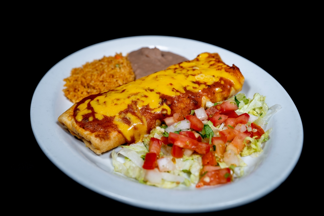 Lunch La Playa Chimichanga.