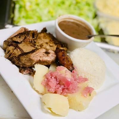 Roasted Pork "En Cazuela" Style.