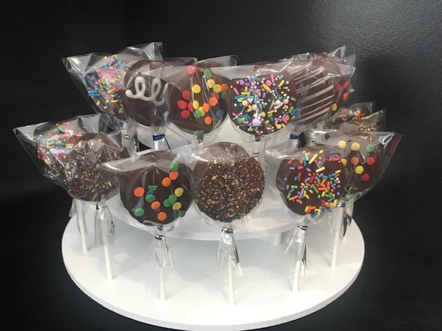 Dipped Oreos.