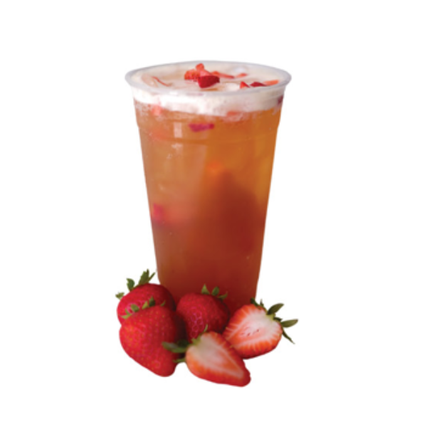 Strawberry Refresh Tea 草莓水果茶.