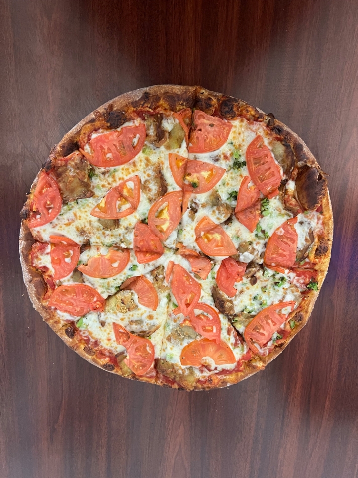 Gourmet Vegetarian Pizza.