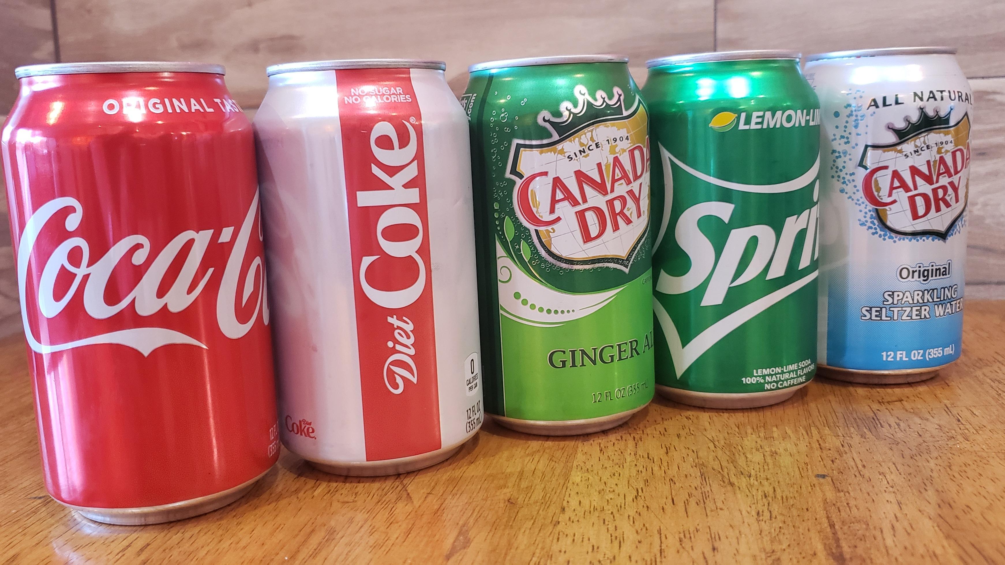 Soda Cans.