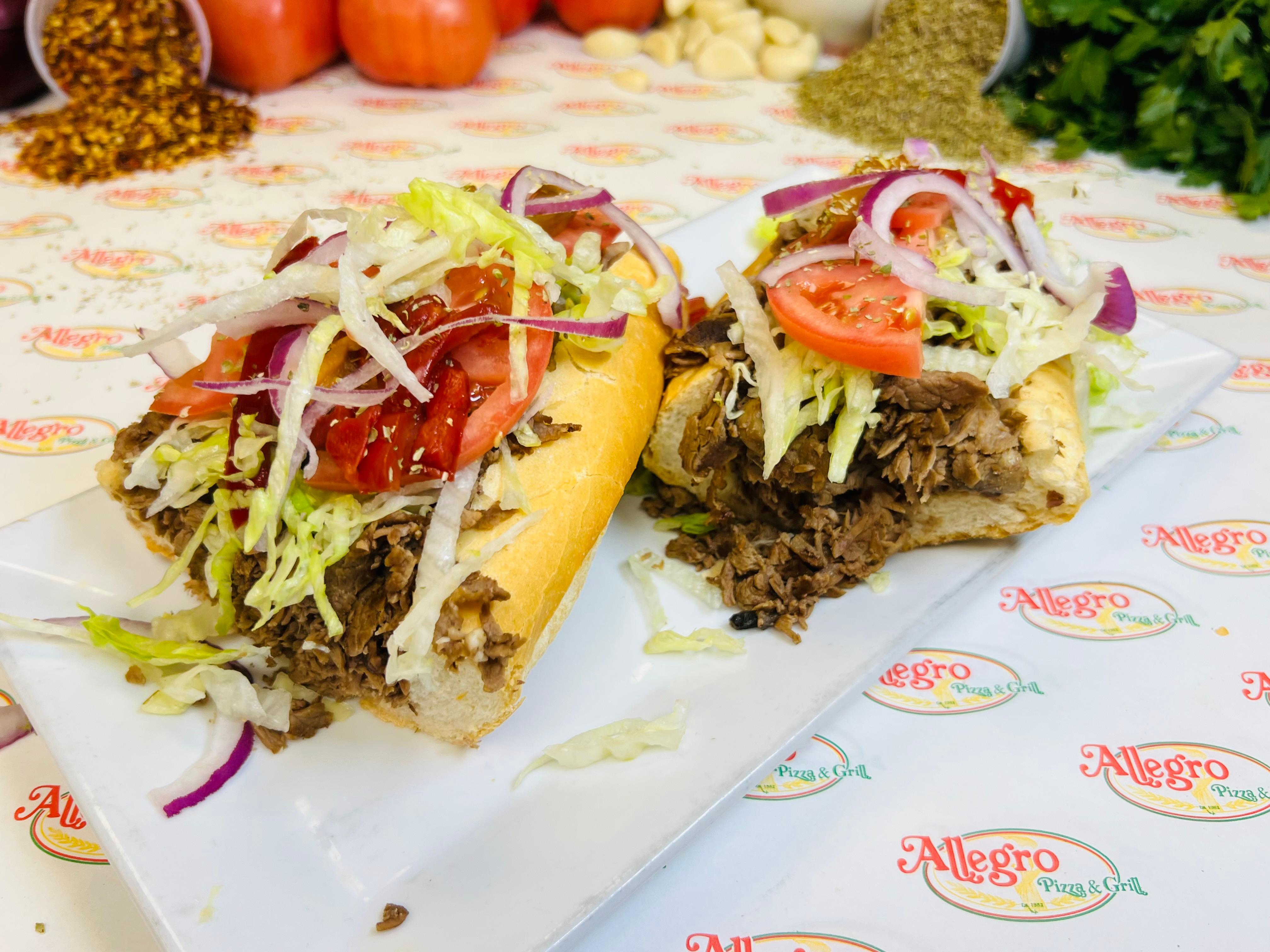Cheese Steak Hoagie.