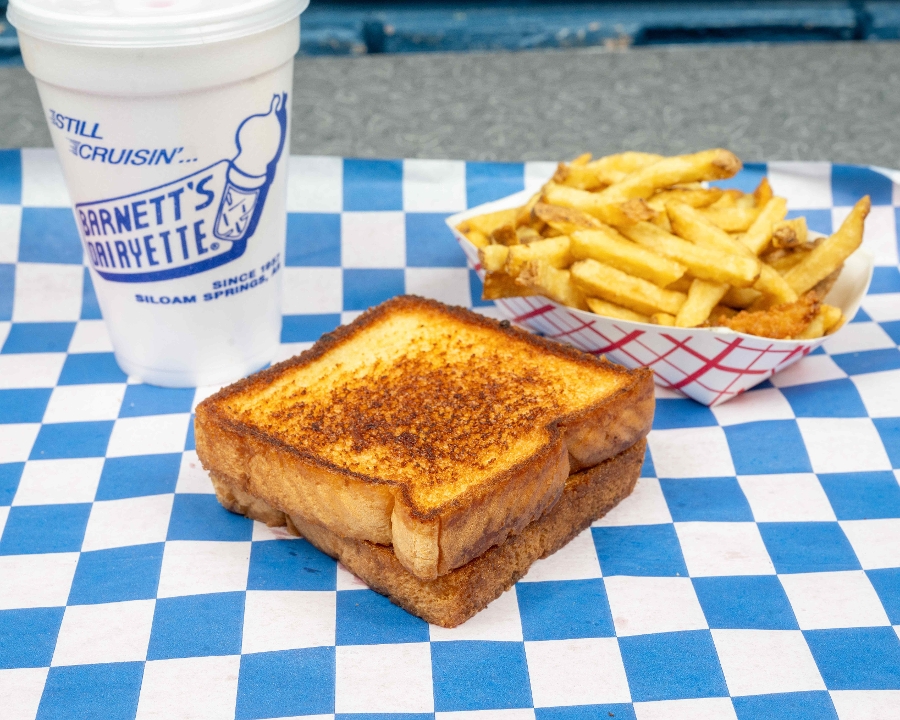 GRILLED CHEESE SANDWICH.