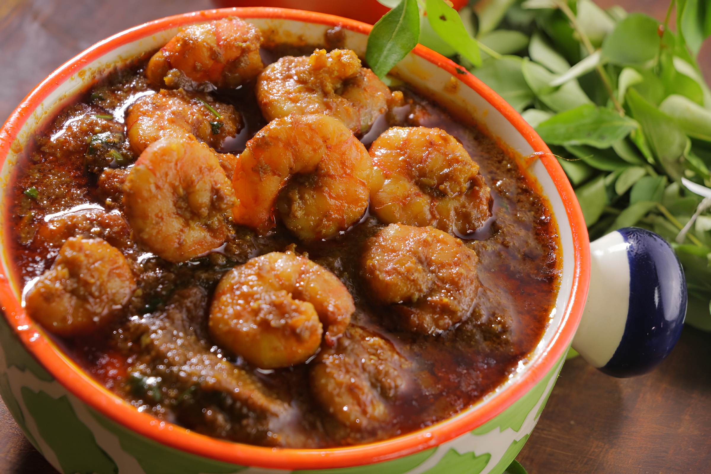 Andhra Shrimp Curry.