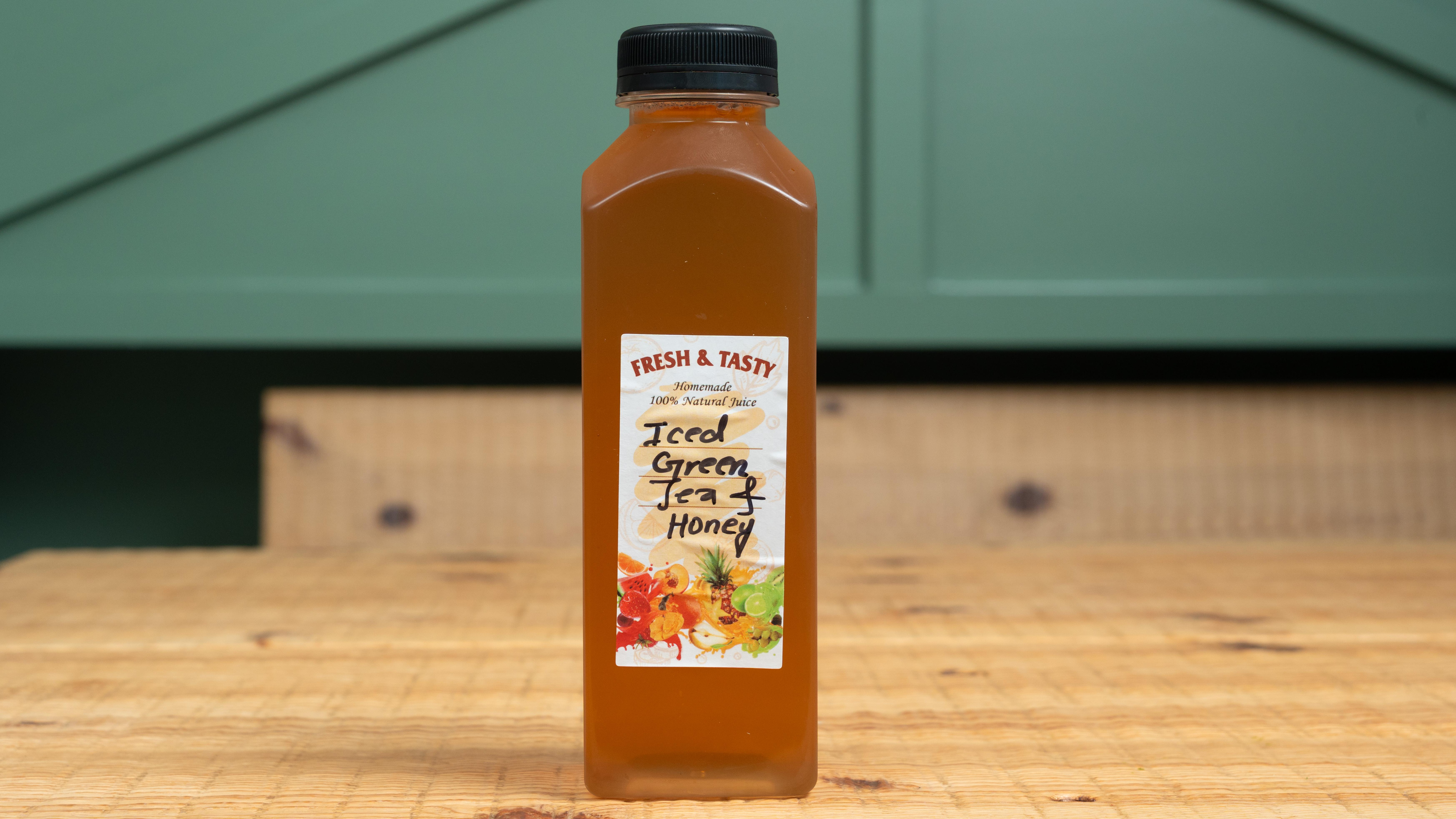 Green Ice Tea with Honey.