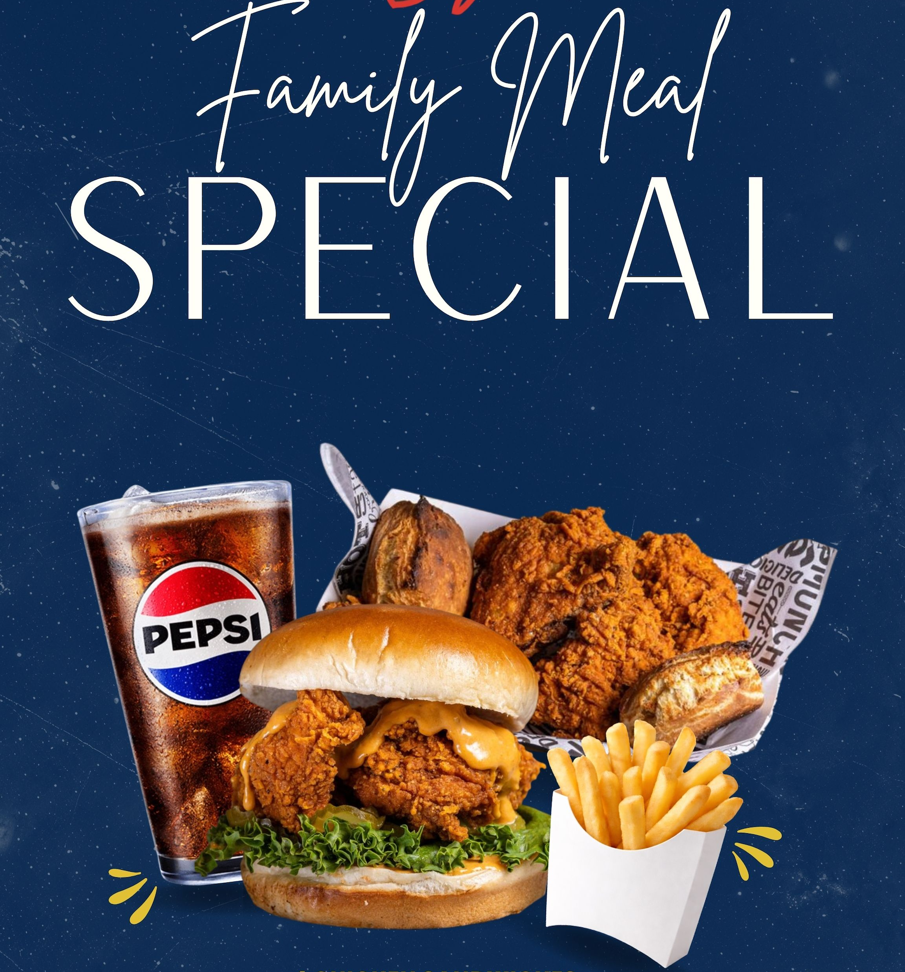Family Meal - Chicken Sandwich.
