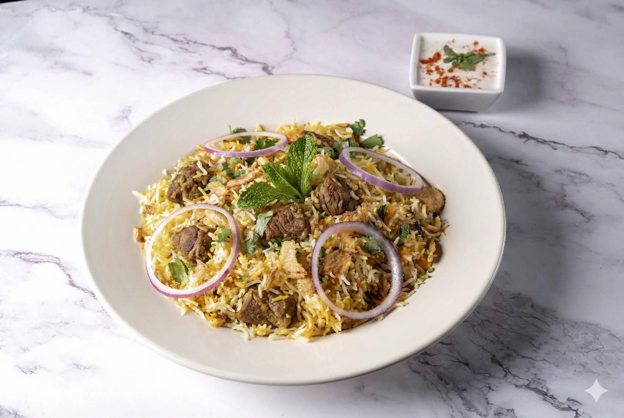 Lamb Biryani.