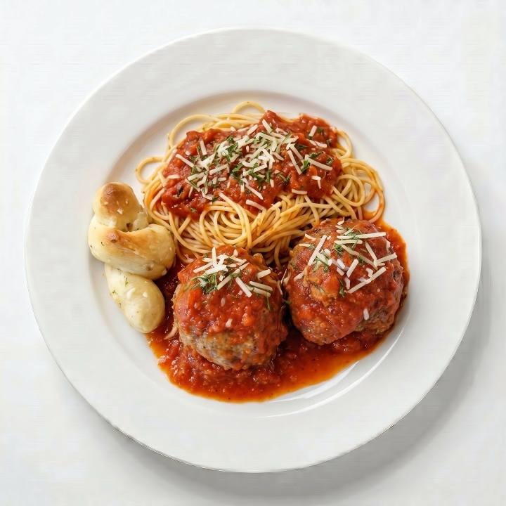 Pasta w/ Meatballs.