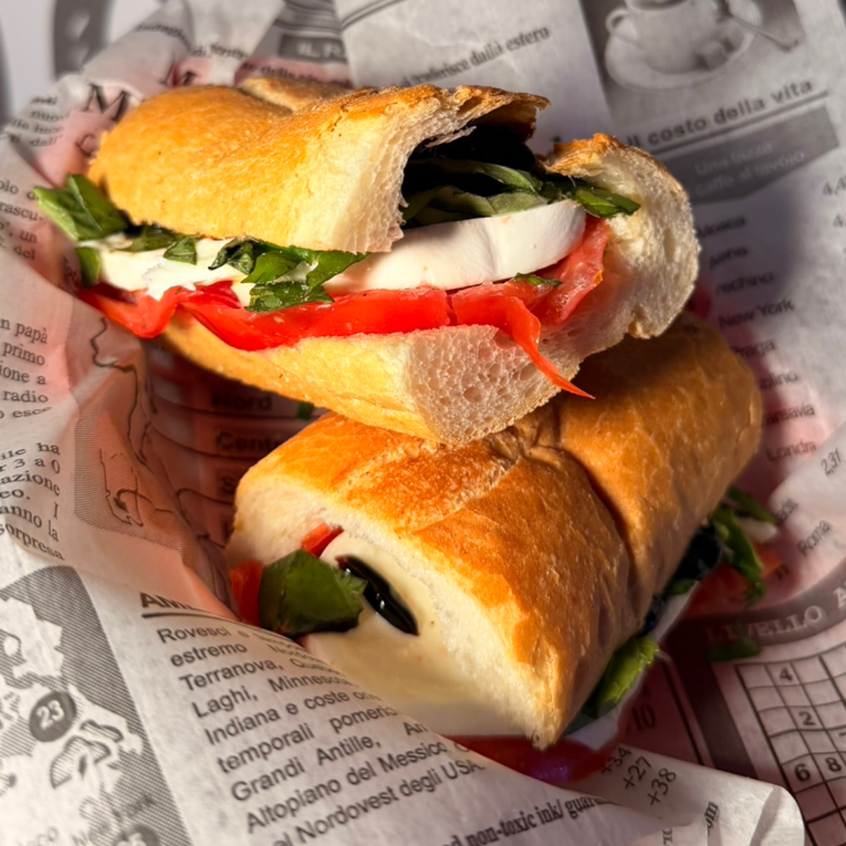 Caprese Sandwich.