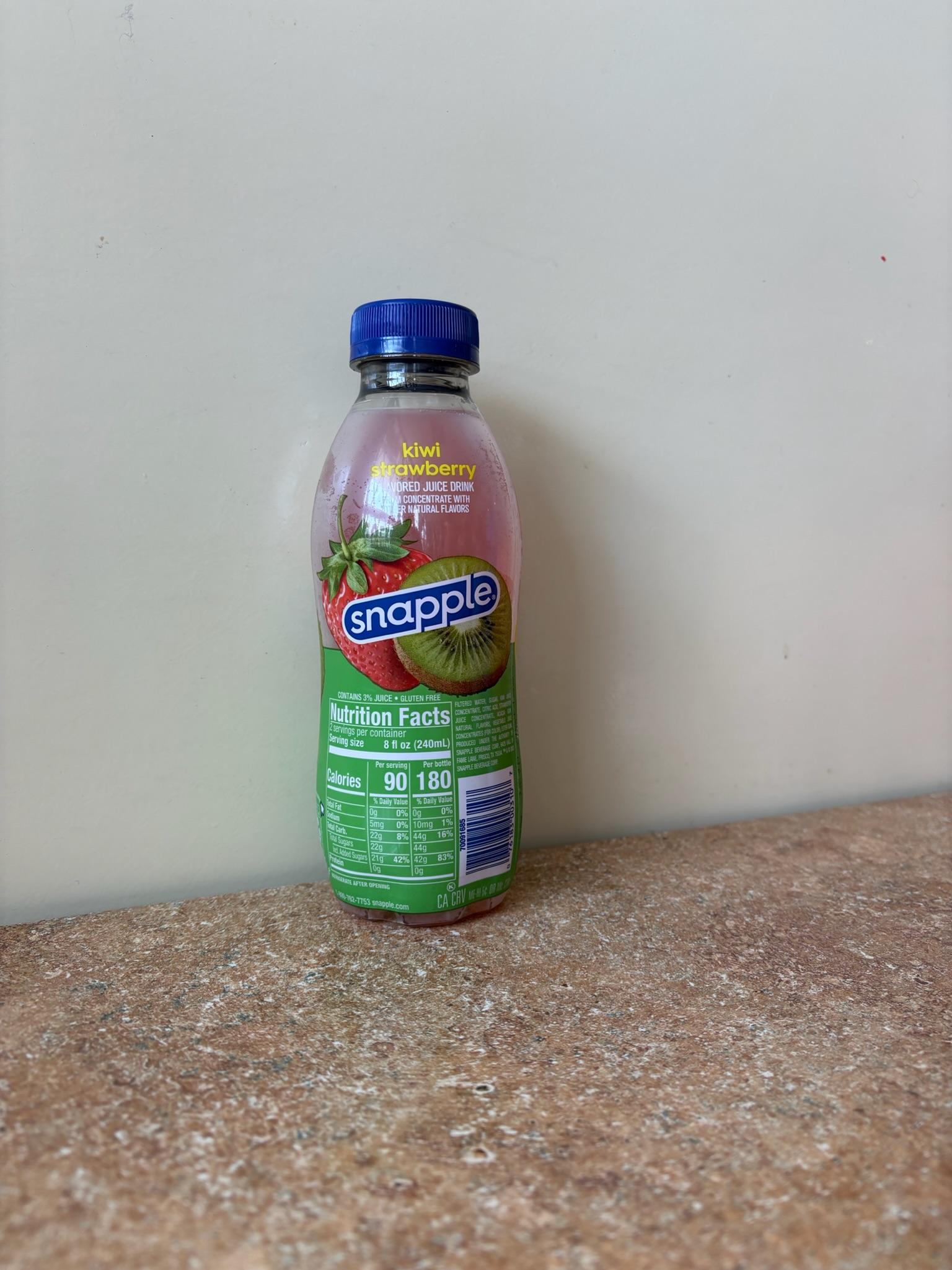 Snapple: Kiwi Strawberry.