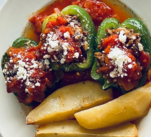 Dinner Stuffed Peppers.
