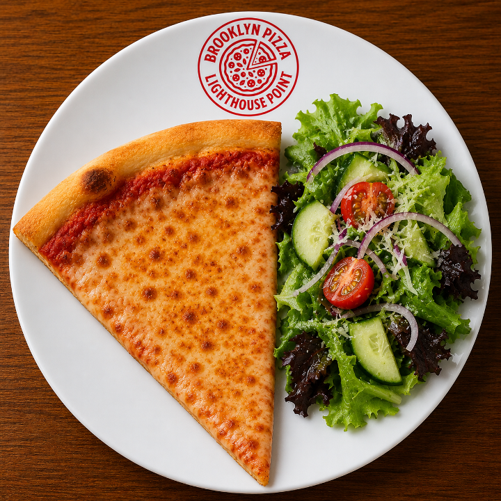 1 Slice Cheese & Side Salad.